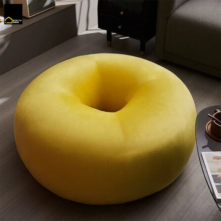 เก้าอี้สตูล RENITA HOME รุ่น DONUT STOOL สีเหลือง_3